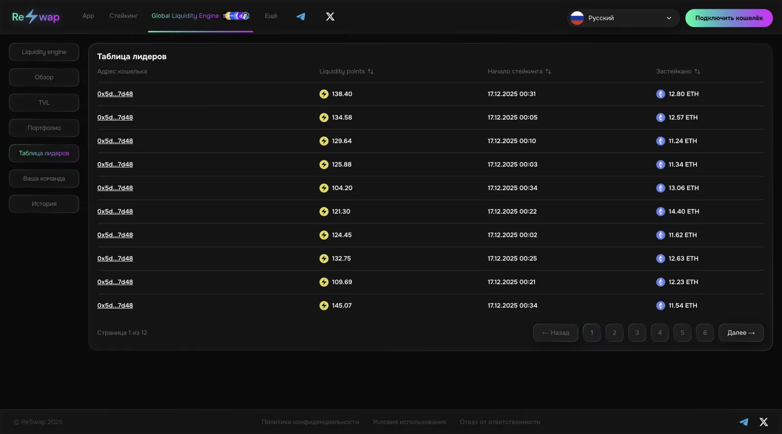 Reswap — 12